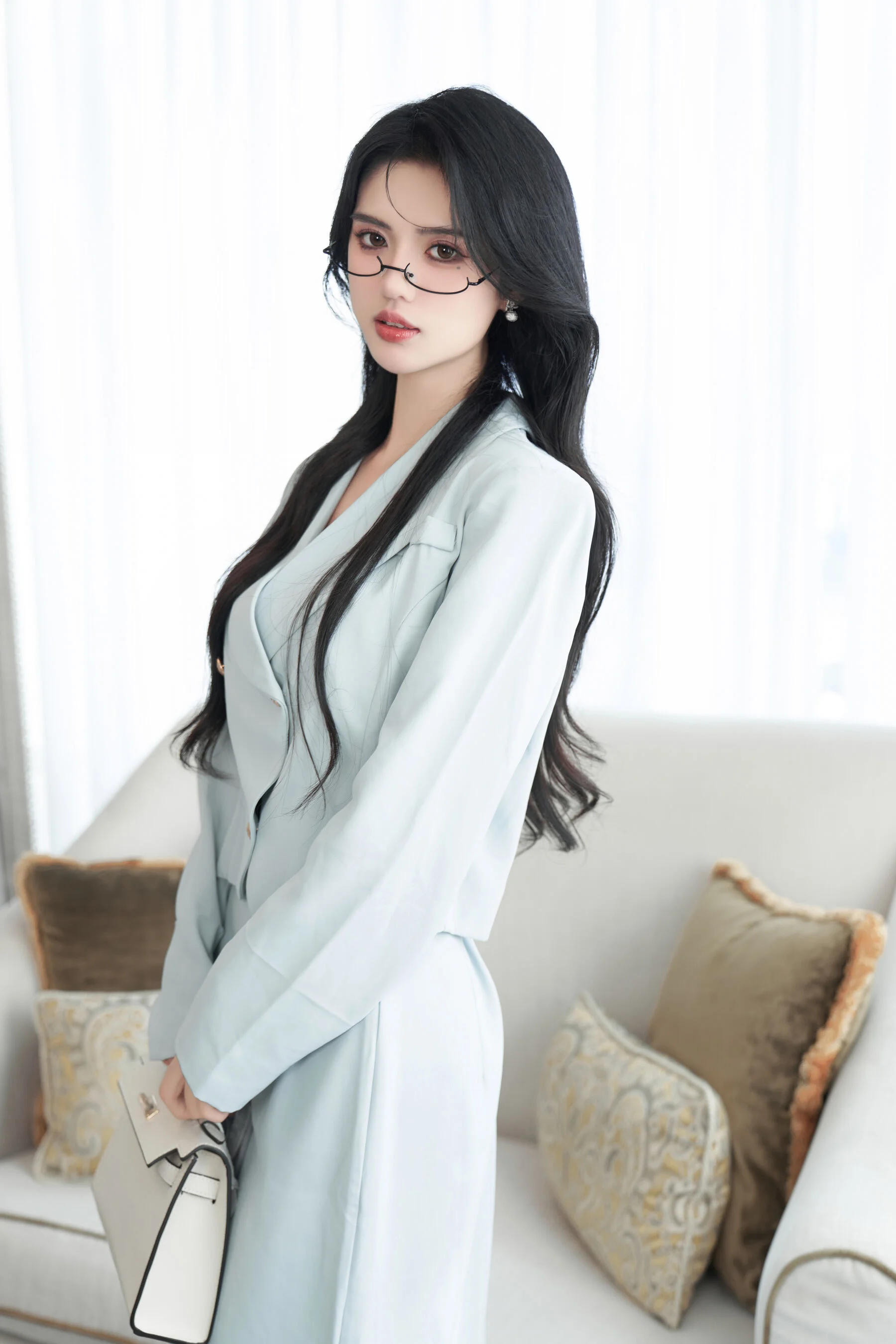 浅浅Danny《浴室紫色蕾丝》 - Photo 14