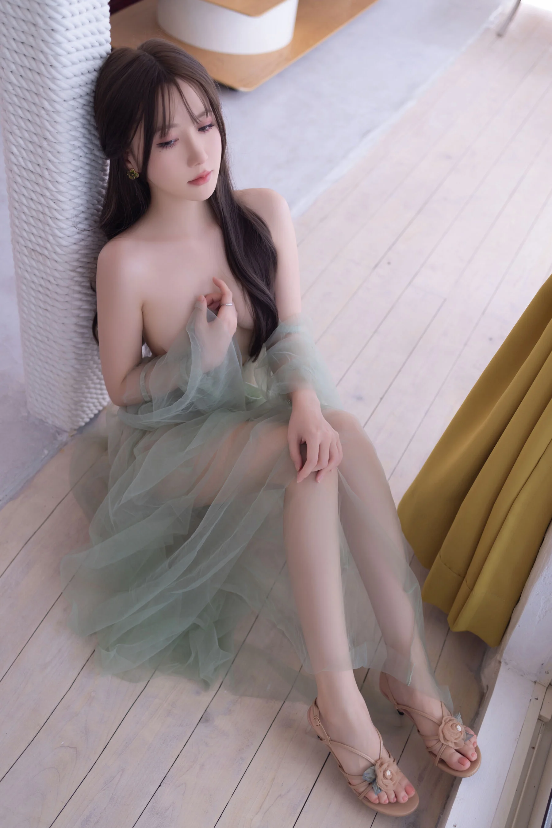 鱼子酱Fish《绿色薄纱》 - Photo 73